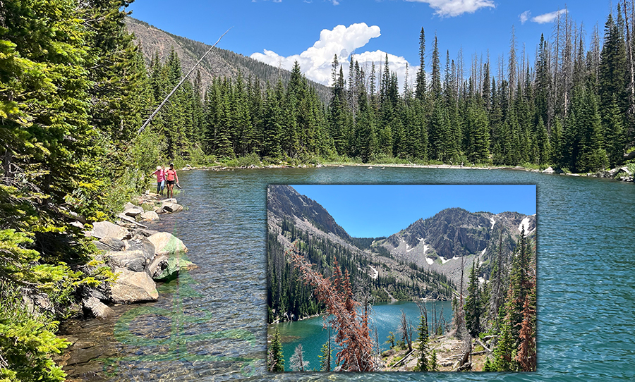 lake katherine in mount zirkel wilderness