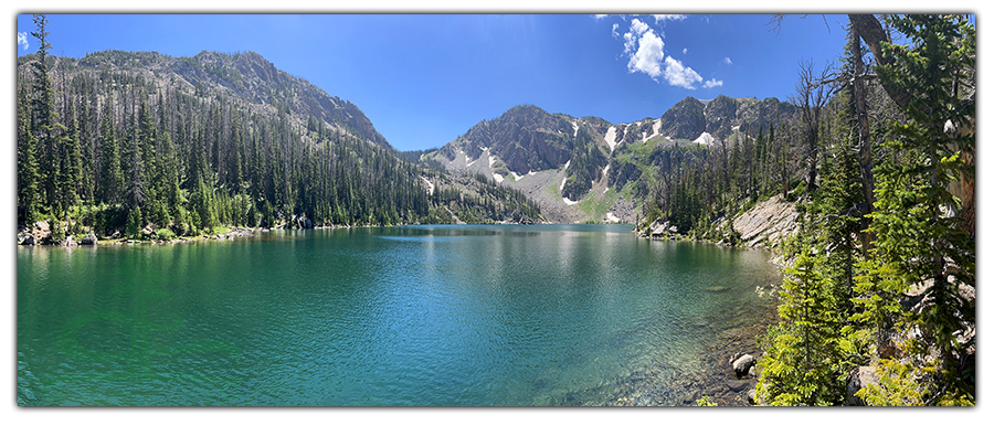 hiking to lake katherine in mount zirkel wilderness