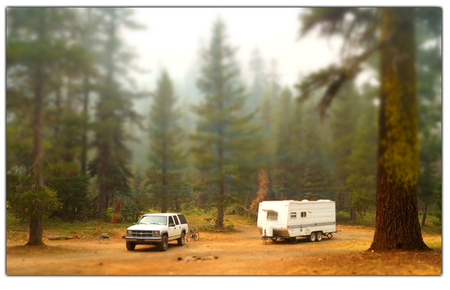 our spot camping near the sierra buttes