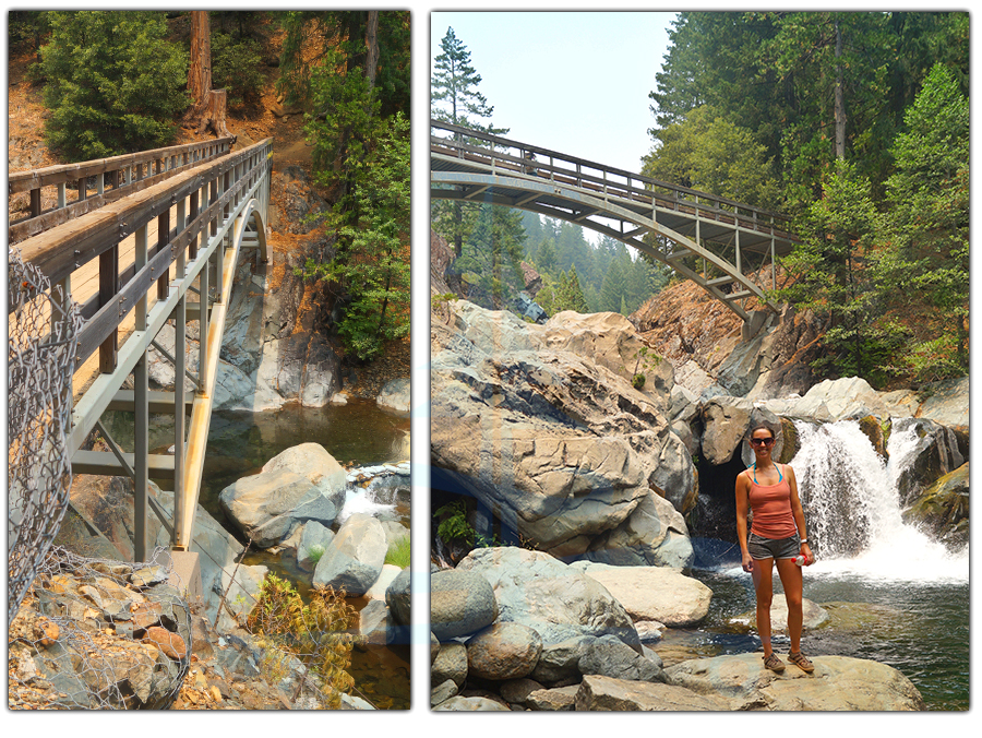 bridge over loves falls in northern california