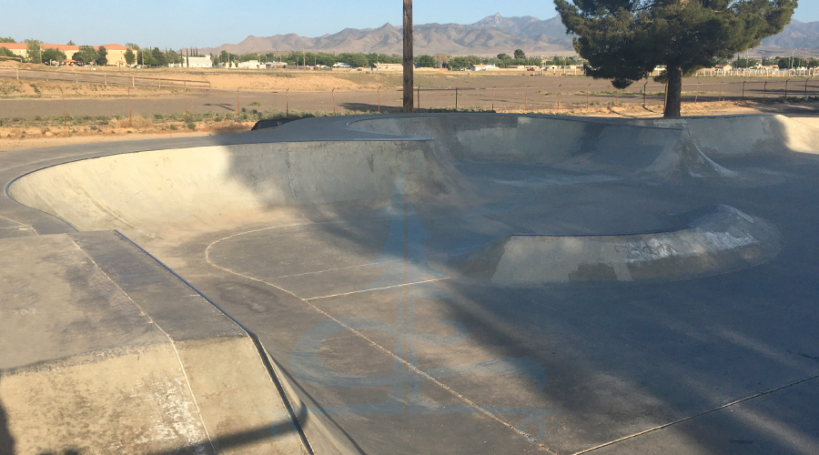 banked turns at kingman skatepark