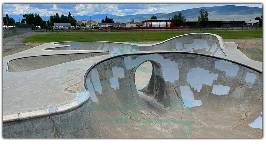 unique tunnel at the kremmling skatepark