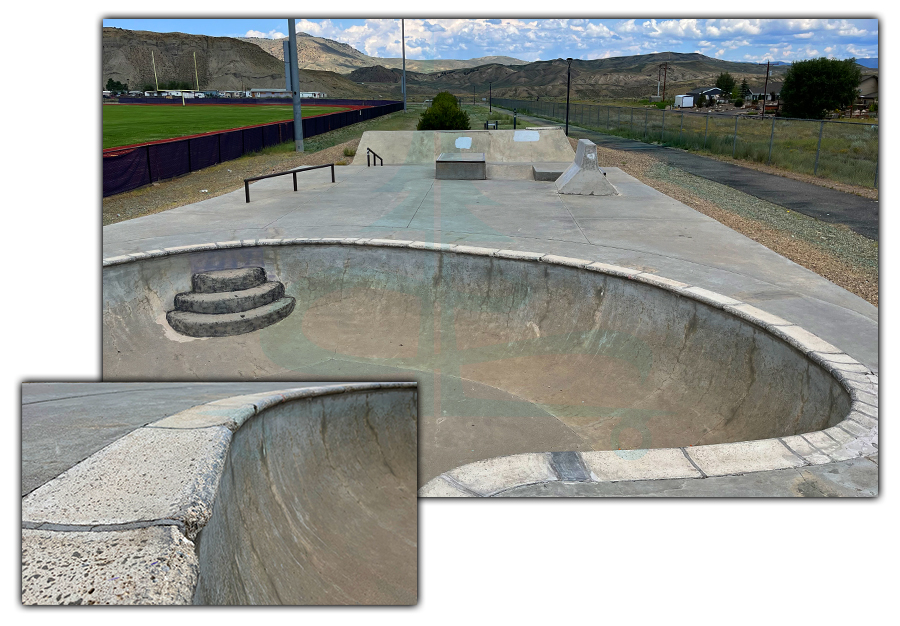 pool bowl at the kremmling skatepark