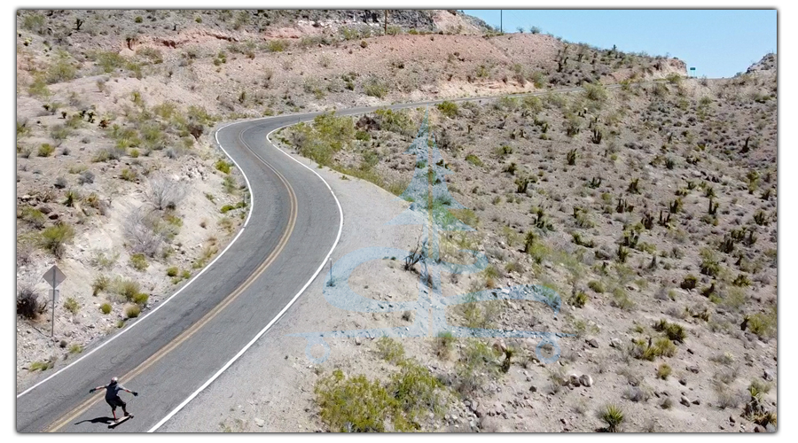 longboarding route 66 near sitgreaves pass