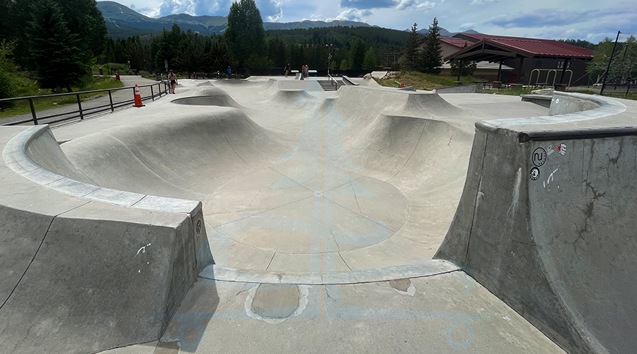 smooth transitions at breckenridge skatepark