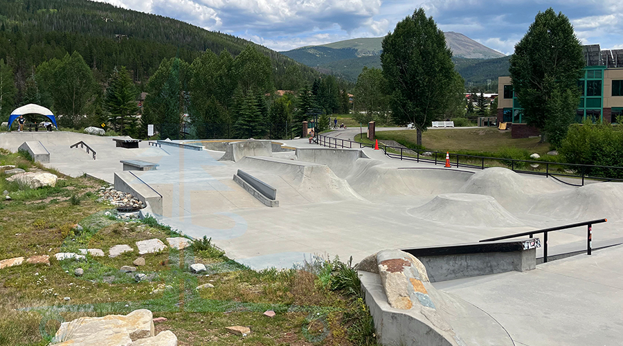 diverse layout of breckenridge skatepark