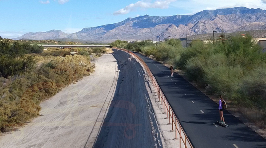 longboarding canada del oro trail near tucson