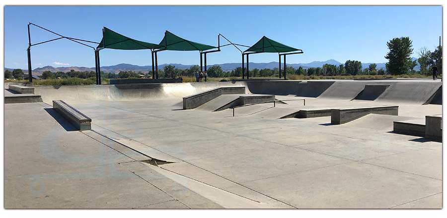 large layout at skatepark in gardnerville