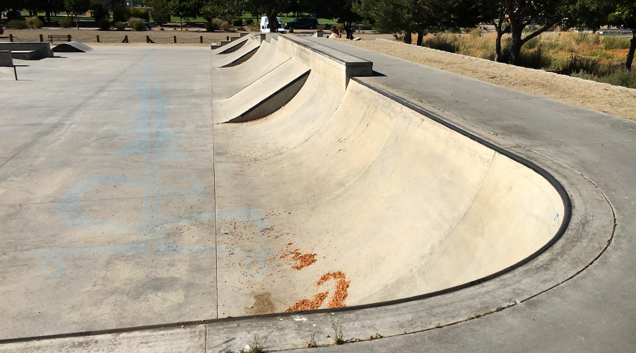 banked turn and ledges