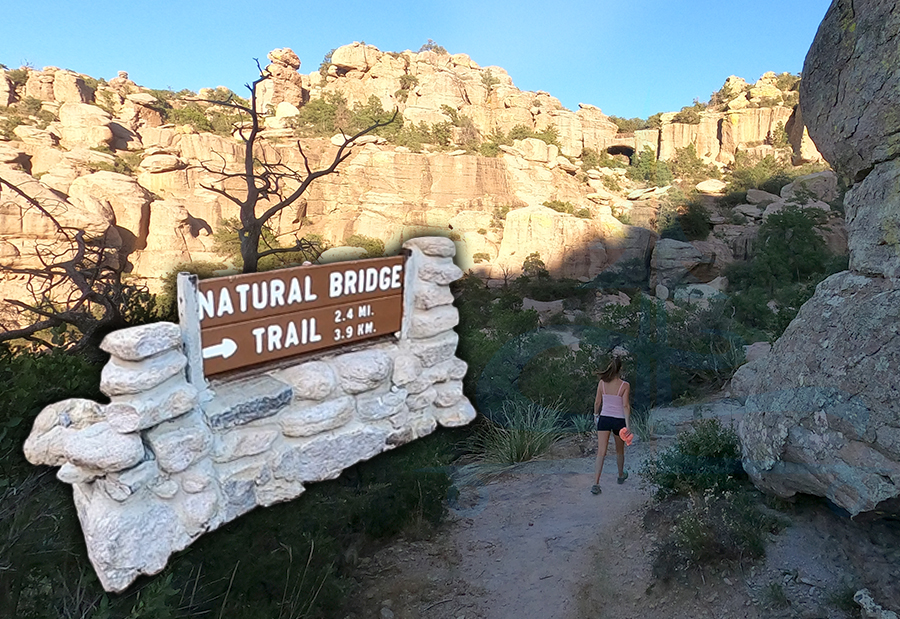 natural bridge trail hike