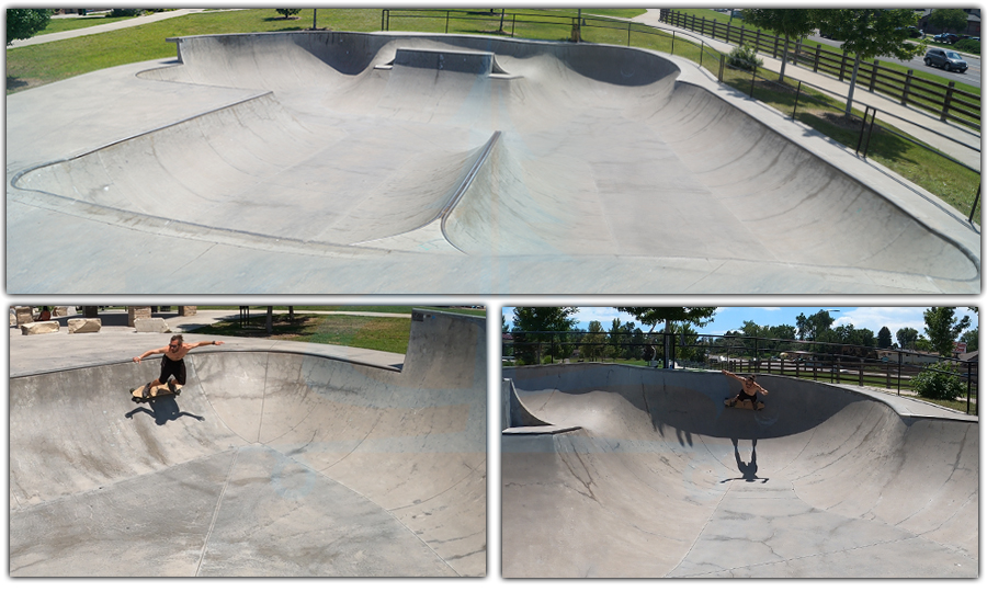 large bowl at wheat ridge skatepark