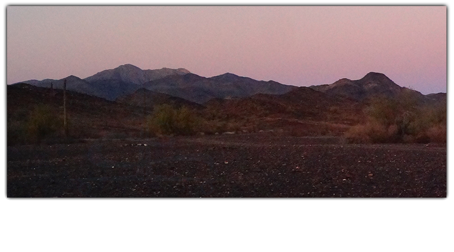 our desert view while camping near vicksburg