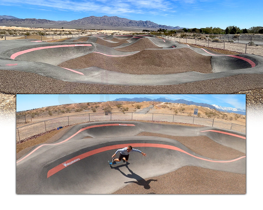 longboarding the floyd lamb pump track