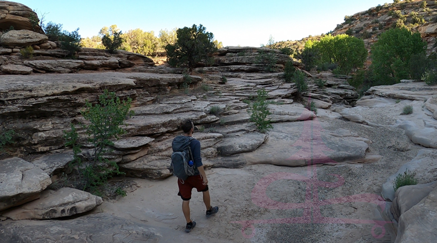 rocky dry fall at McDonald Creek