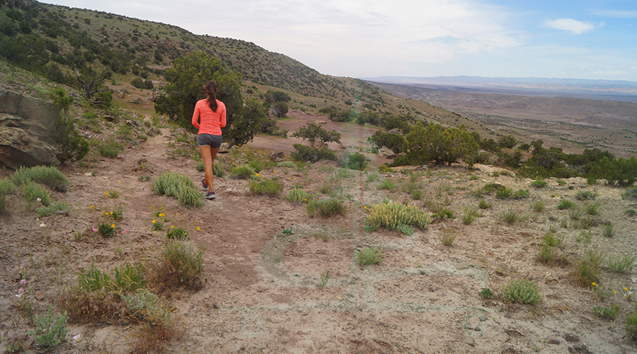 hiking rabbits ear mesa trail