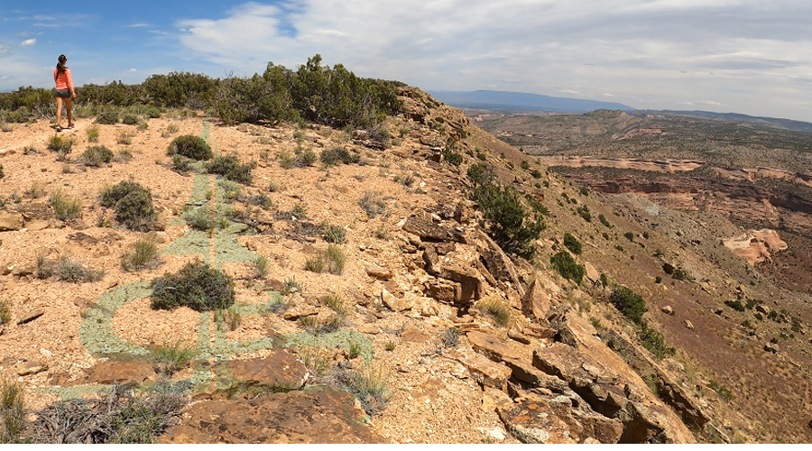 hiking on rabbits ear mesa