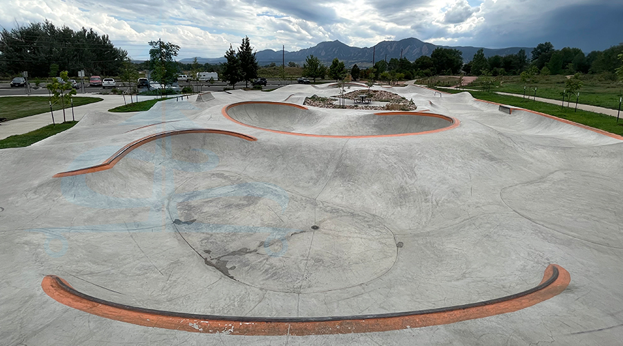 evergreen skateparks design at valmont skatepark in boulder 