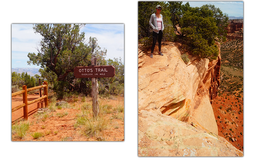 ottos trail overlook in colorado national monument