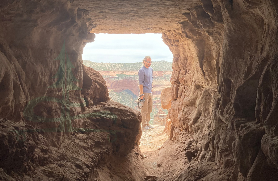 tunnel near coke ovens overlook on rim rock drive