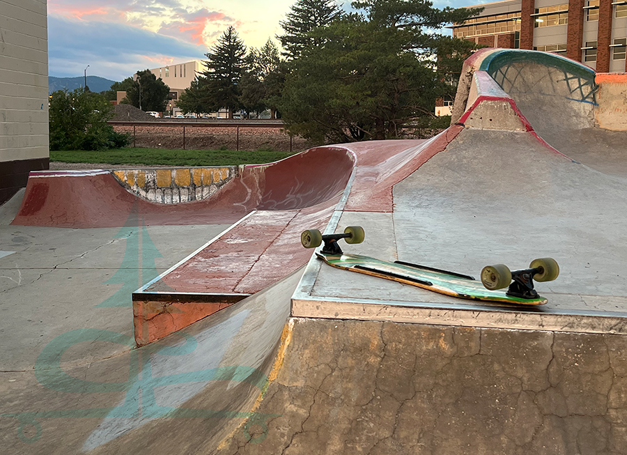 unique features at northside skatepark in fort collins