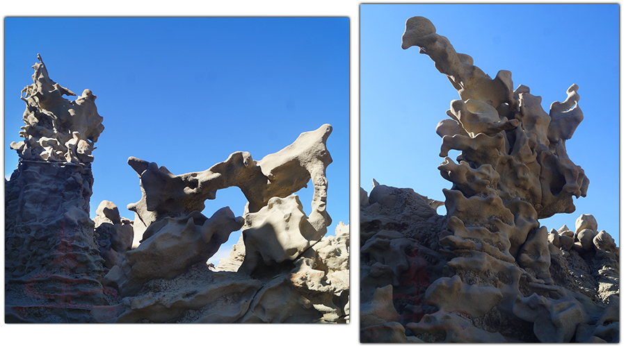 hoodoos and sandstone formations near vernal utah