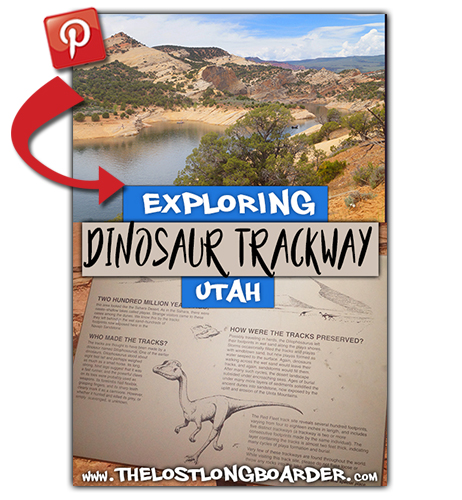 save this dinosaur trackway near vernal article to pinterest