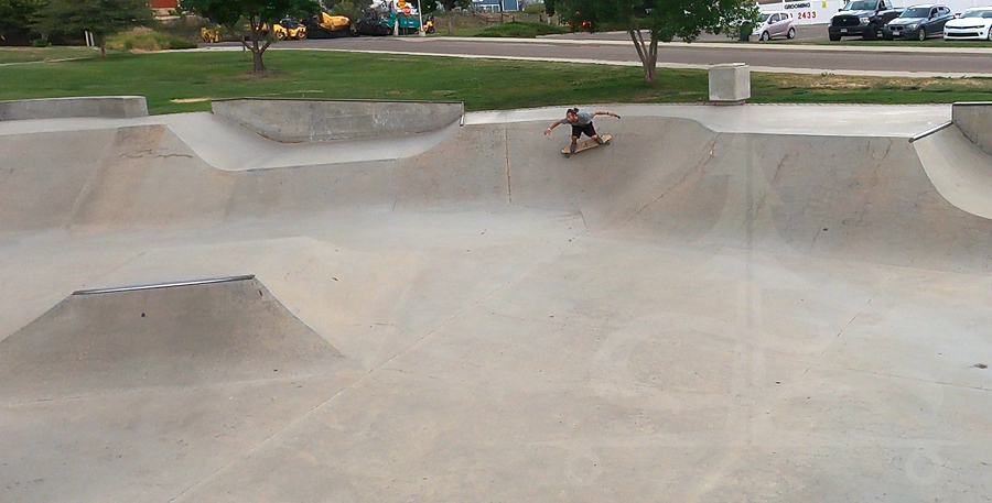 longboarding the federal heights skatepark