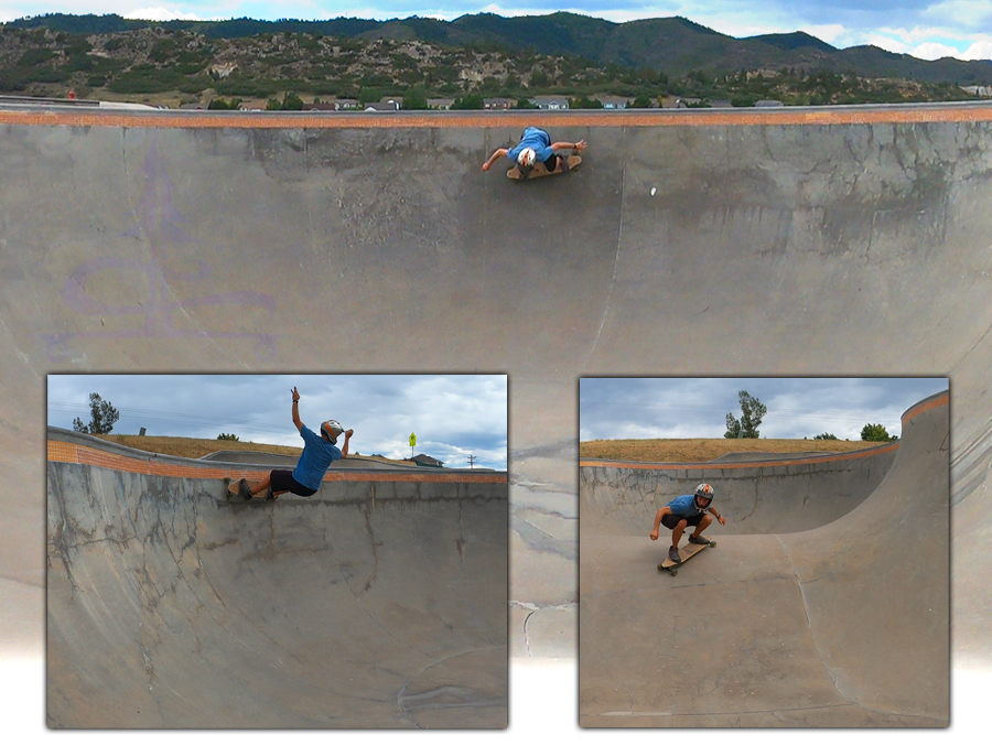 longboarding the bowl at roxborough skatepark