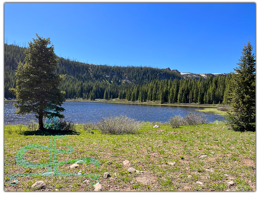 mosquito lake in routt national forest