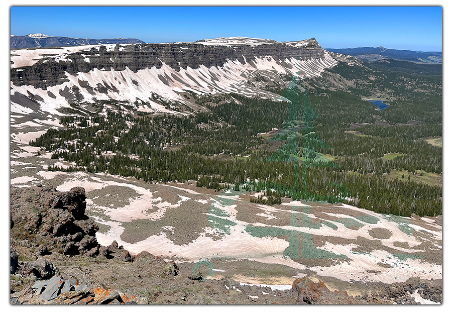 chinese wall in the flat tops wilderness