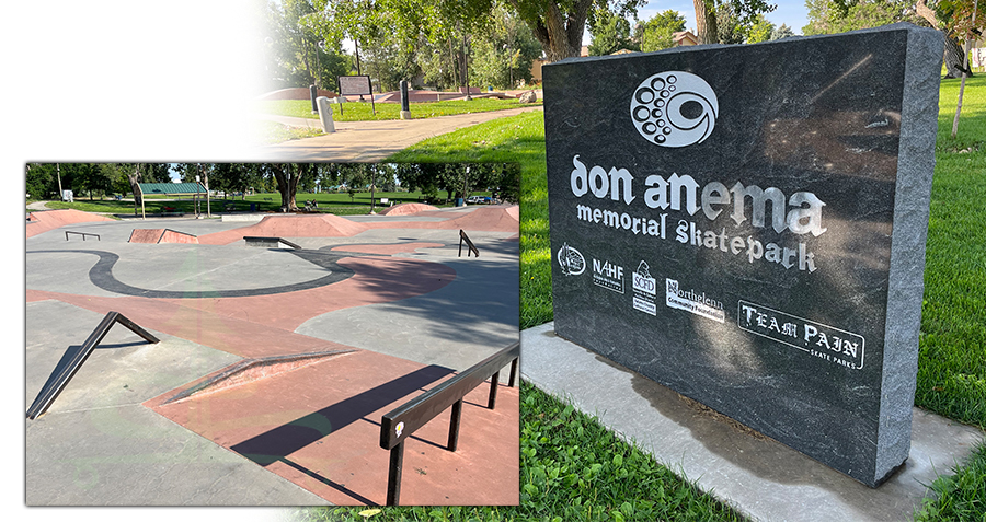 don anema memorial skatepark in northglenn colorado