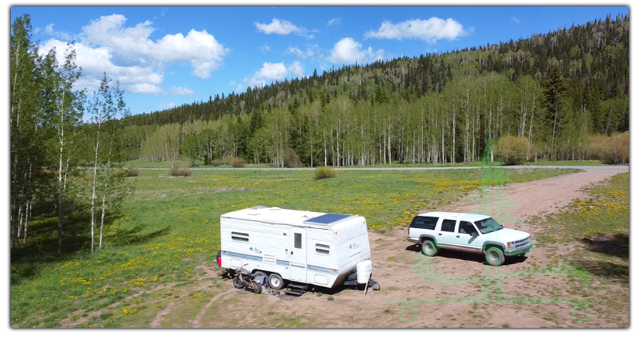 dispersed camping in the flat tops wilderness