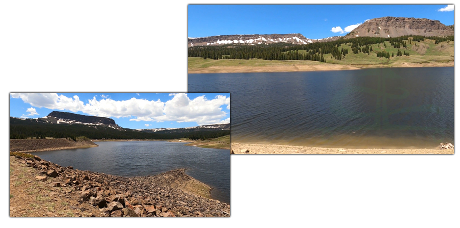stillwater reservoir in the flat tops wilderness