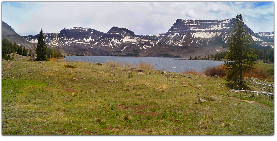 trappers lake in flat tops wilderness