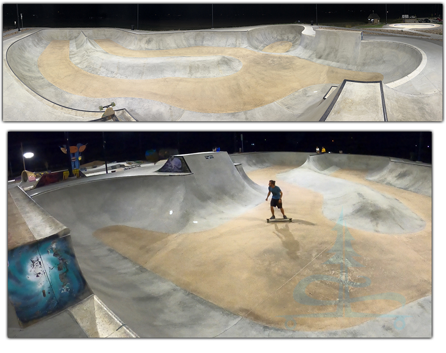 huge vert bowl at frederick skatepark