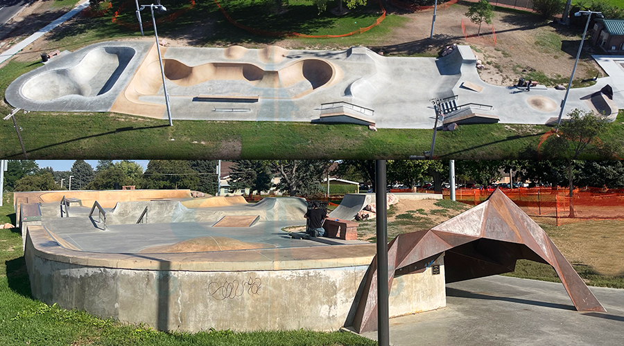 layout of centennial skatepark in greeley
