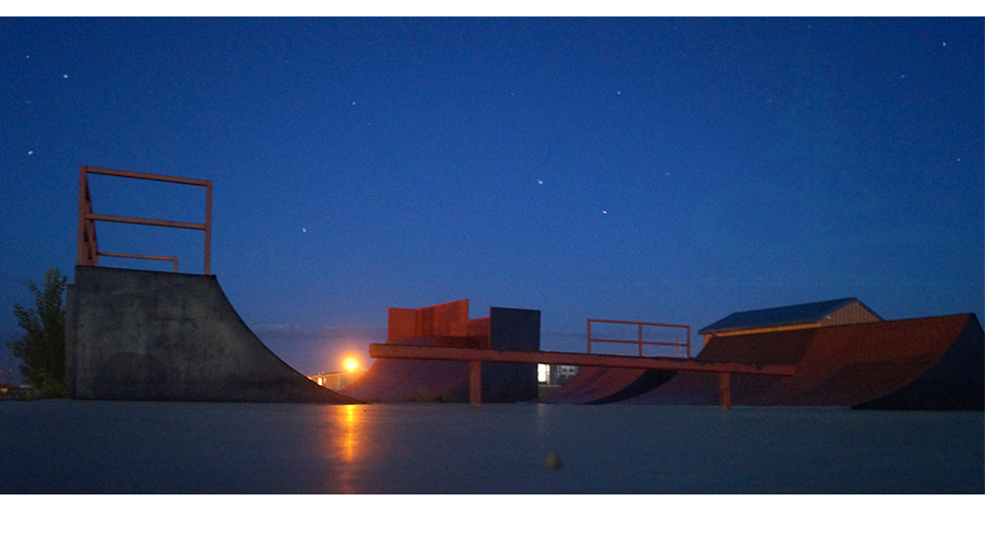 sunshine skatepark in log lane village