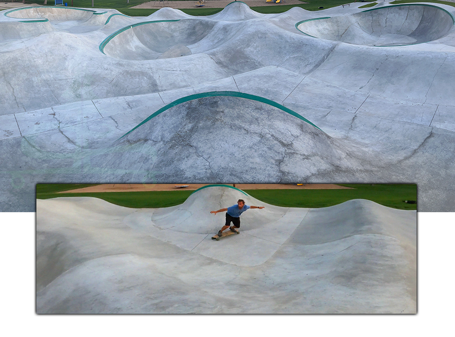 longboarding the fort morgan skatepark