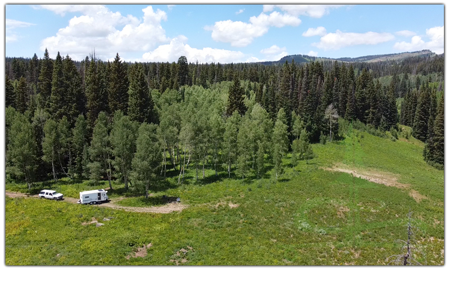 dispersed camping on rabbit ears pass