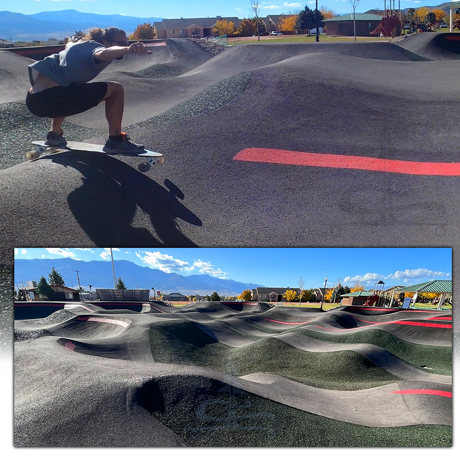 longboarding one of the best pump track sin utah