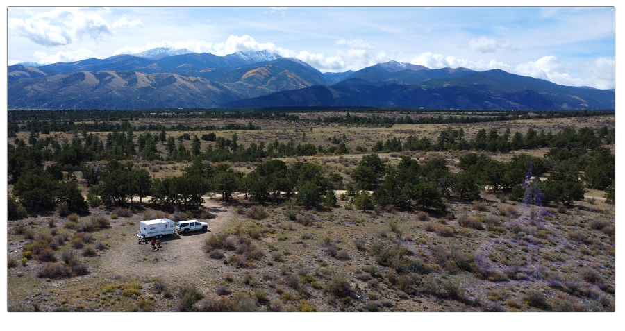 dispersed camping near mt shavano