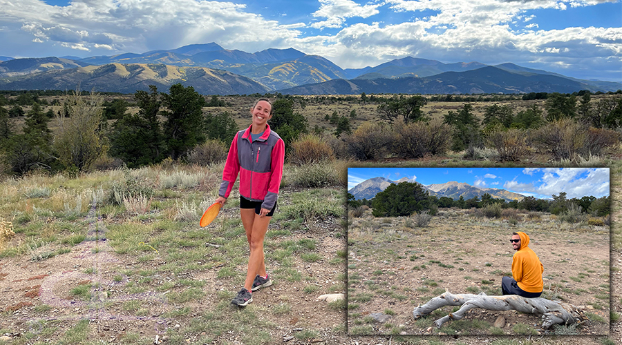 exploring while camping near mt shavano