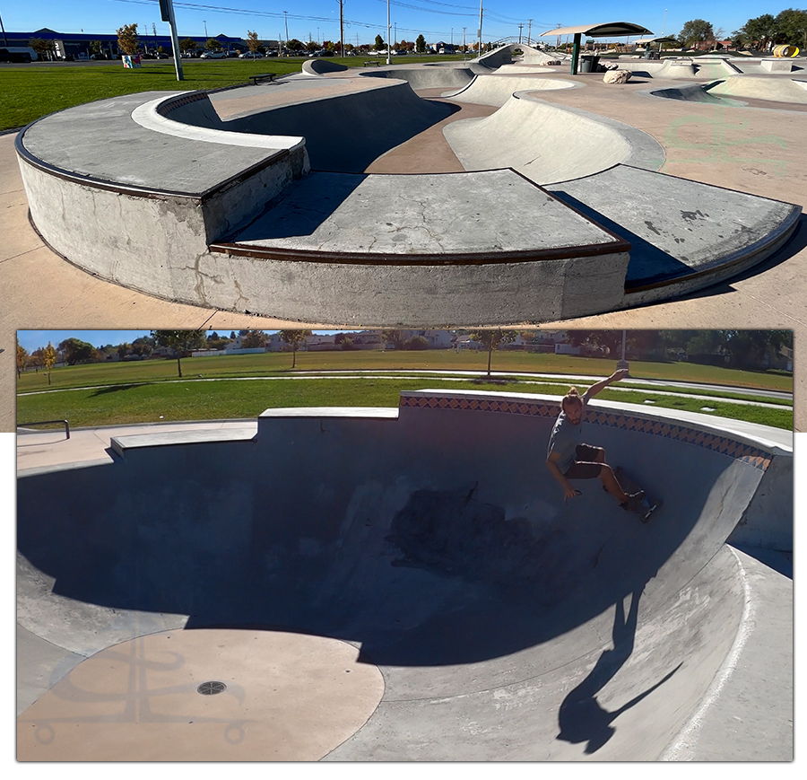 longboarding the snake run in west valley skatepark