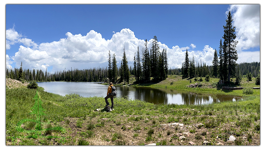 Summit Lake in Mt Zirkel Wilderness