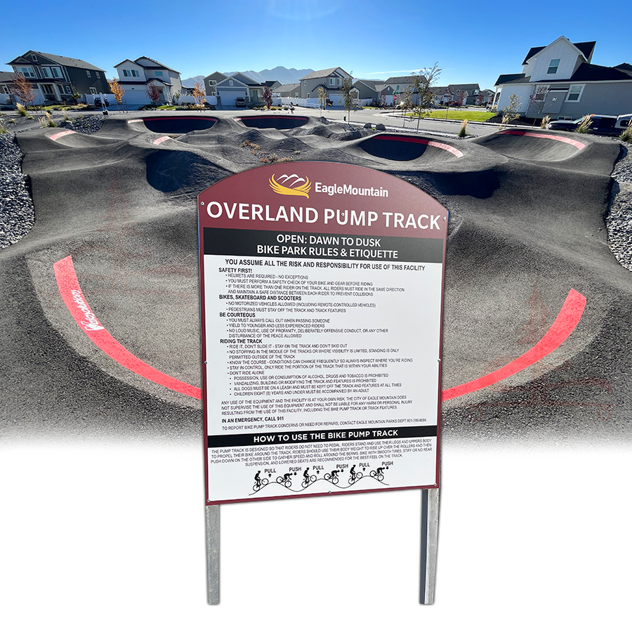 overland pump track in eagle mountain