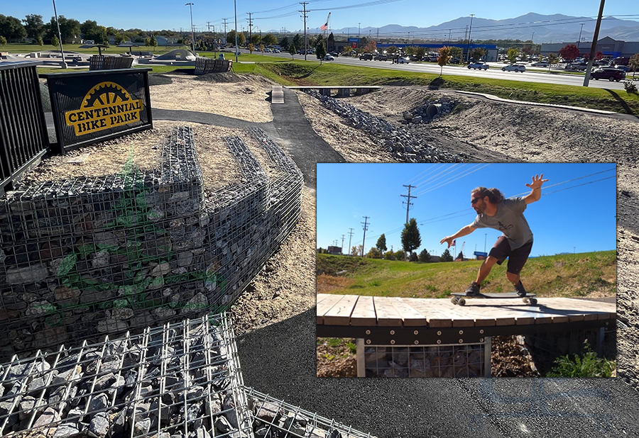 longboarding the centennial bike park in west valley