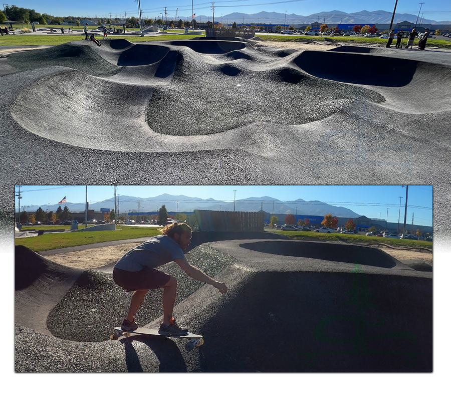 paved pump track in utah