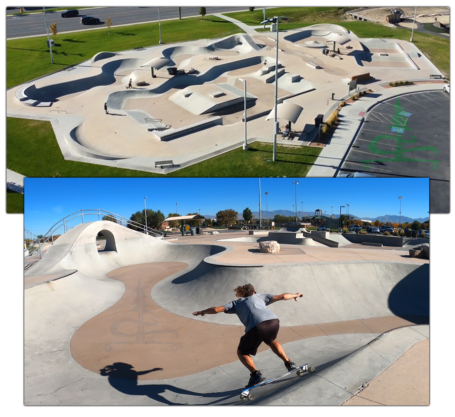 west valley skatepark layout