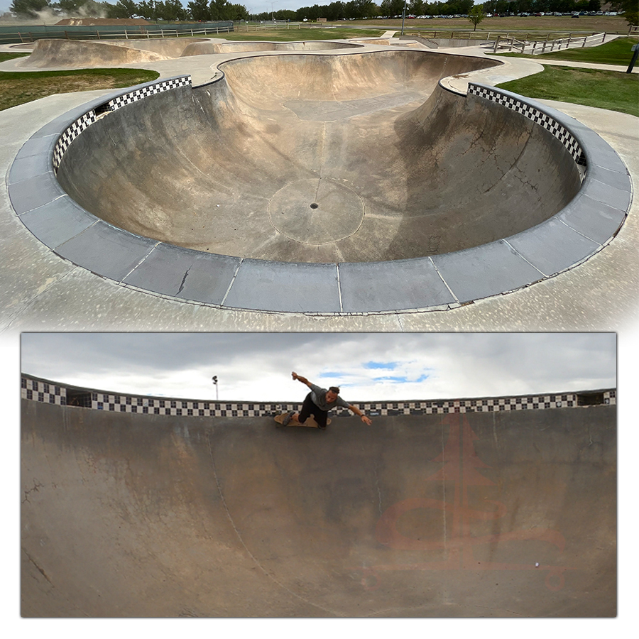 unique pool bowl at brian aragon skatepark
