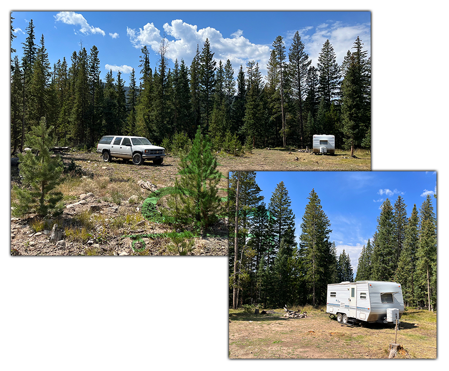 dispersed camping near gould colorado